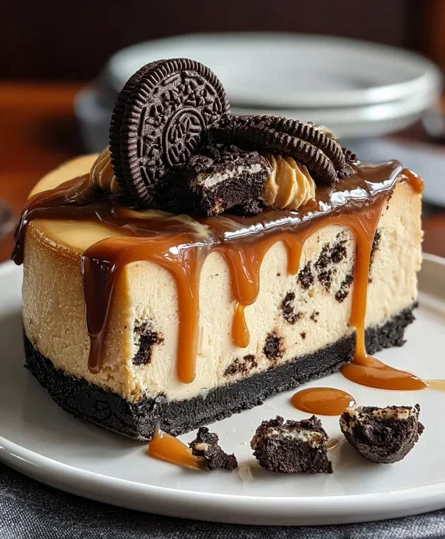 Oreo & Caramel Cheesecake