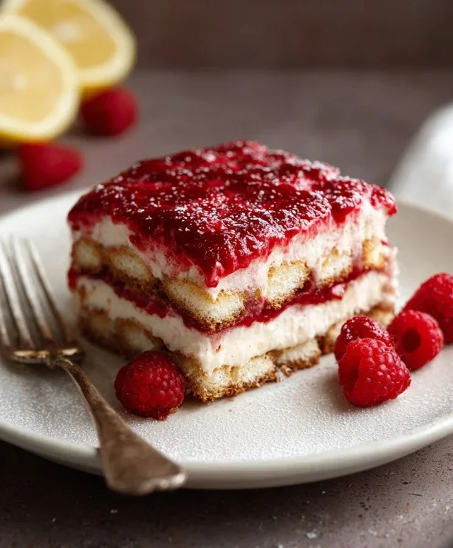 Raspberry Tiramisu
