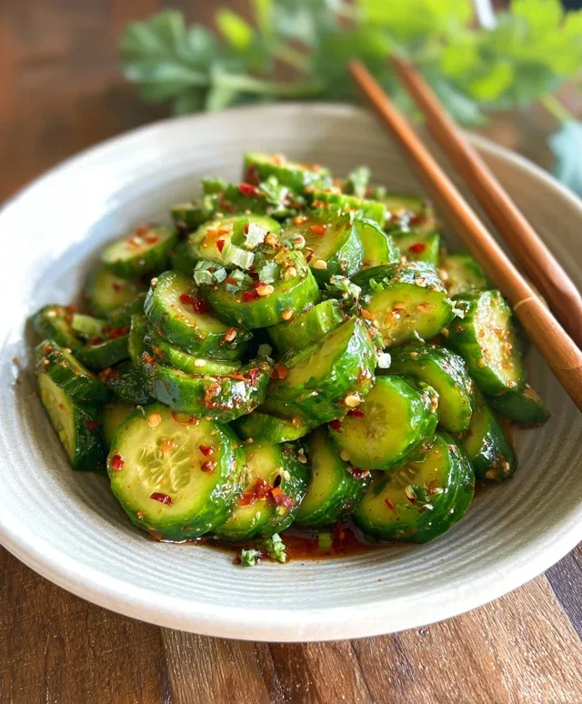 Spicy Asian Cucumber Salad