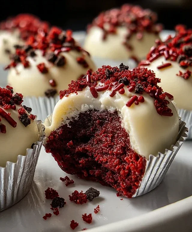Cookies & Cream Red Velvet Bites
