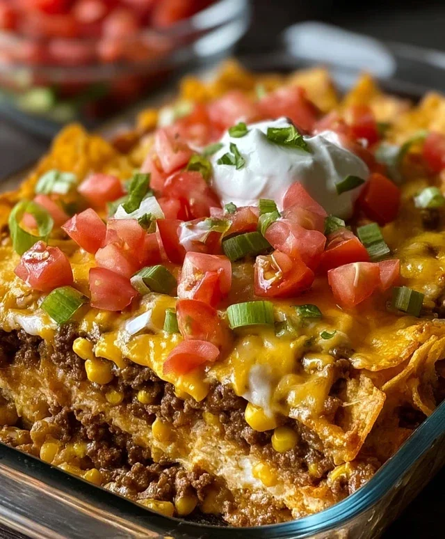Walking Taco Casserole