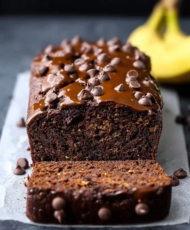 Healthy Chocolate Banana Bread