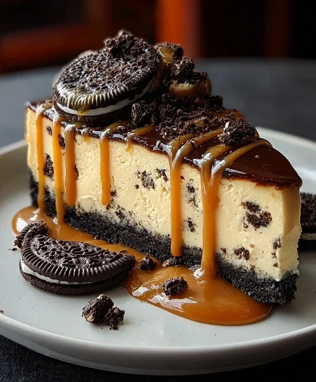 Oreo & Caramel Cheesecake