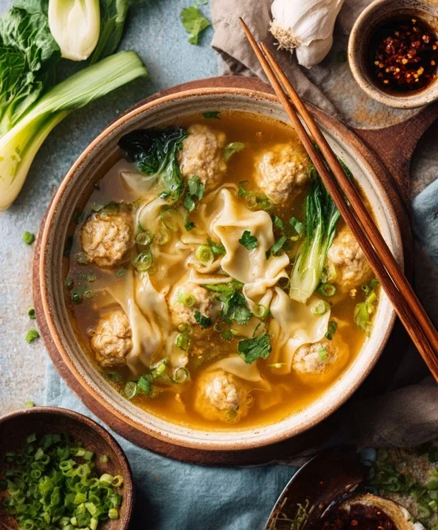 Naked Wonton Soup