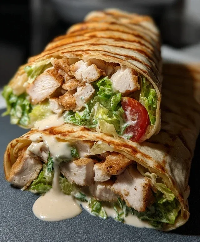 Chicken Caesar Wraps