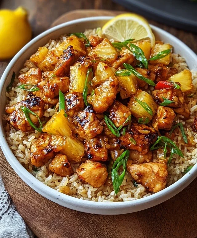 Pineapple Chicken and Rice