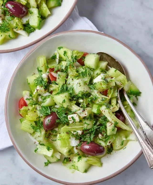 Mediterranean Celery Salad