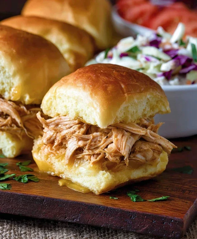 Crock Pot Mississippi Chicken Sliders