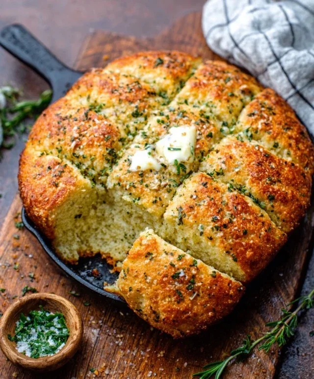 Garlic Butter Keto Bread