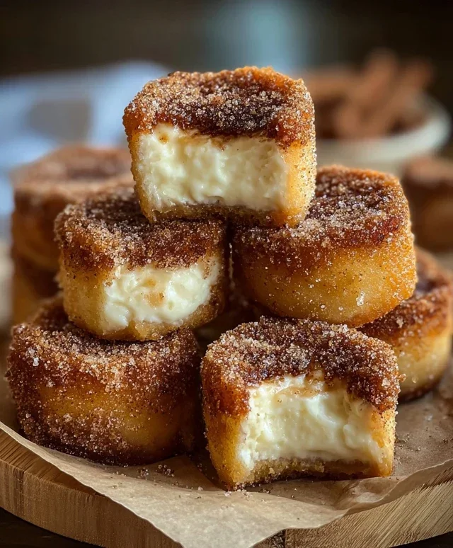 Churro Cheesecake Bites