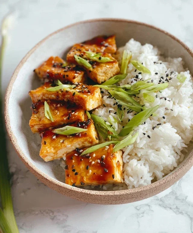 Honey Garlic Tofu