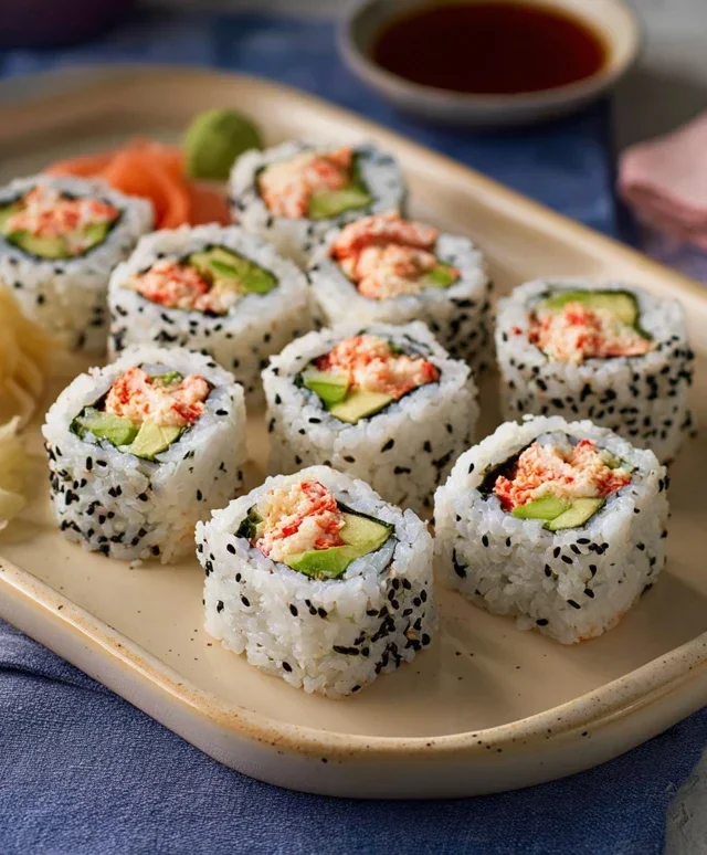 Kani Sushi (Spicy Crab Roll)