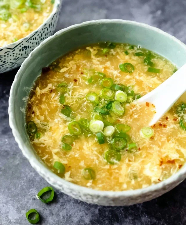 Homemade Egg Drop Soup (Keto & Gluten Free)