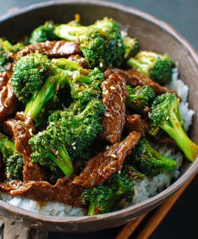 Chinese Beef and Broccoli (牛肉炒西兰花)