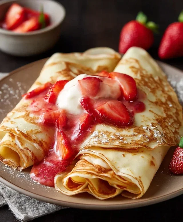 Strawberry Crepes