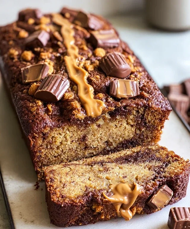 Reeses Peanut Butter Banana Bread