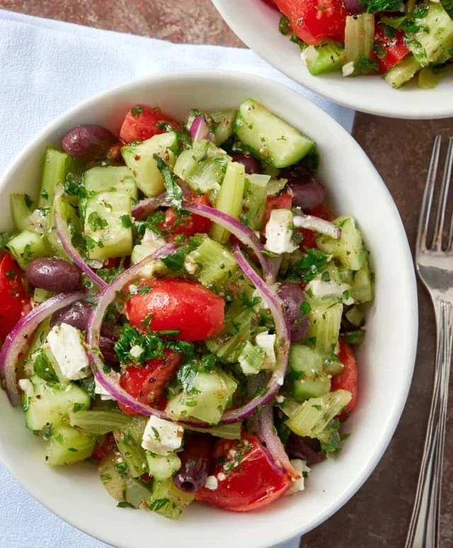 Mediterranean Celery Salad