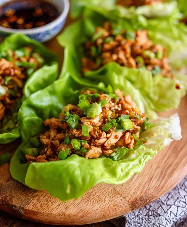 Chicken Lettuce Wraps (PF Chang's Copycat)