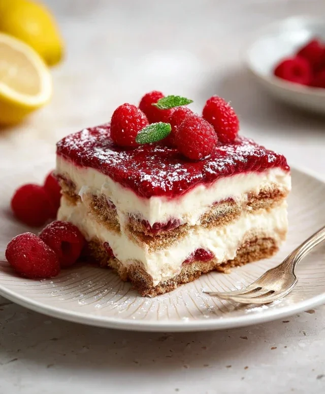 Raspberry Tiramisu