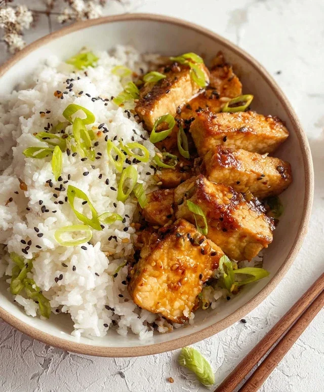 Honey Garlic Tofu