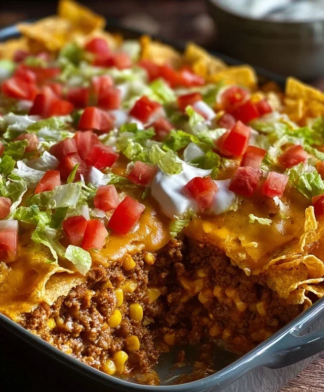 Walking Taco Casserole