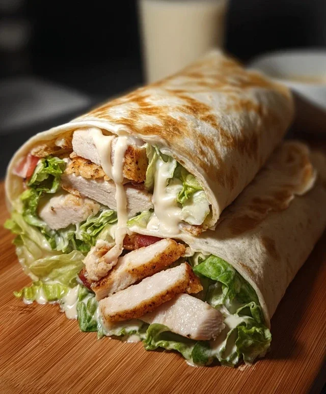 Chicken Caesar Wraps