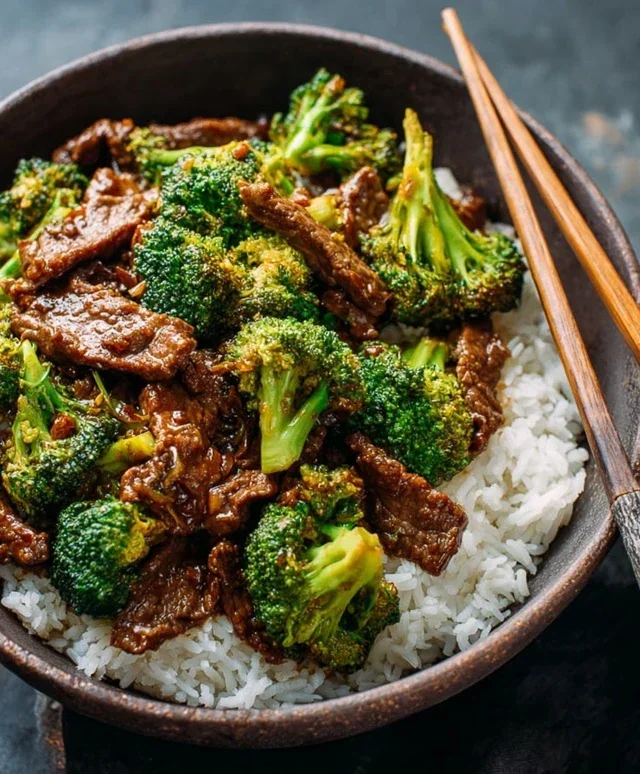 Chinese Beef and Broccoli (牛肉炒西兰花)