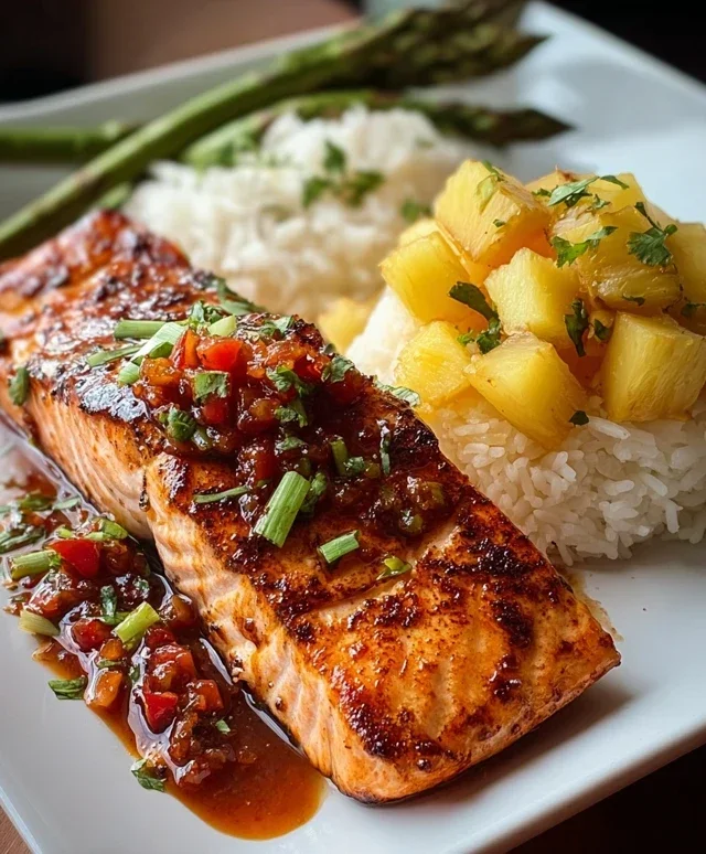 Pineapple Chipotle Salmon