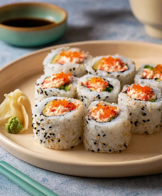 Kani Sushi (Spicy Crab Roll)