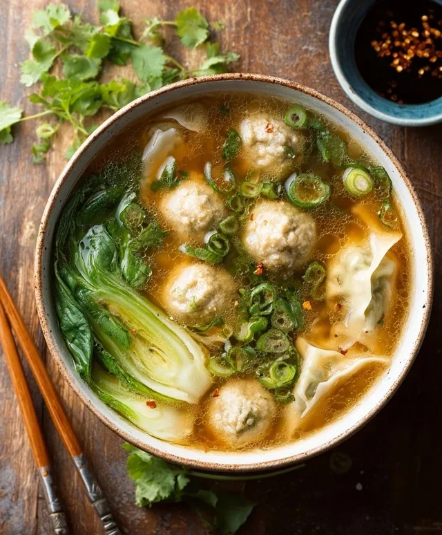 Naked Wonton Soup