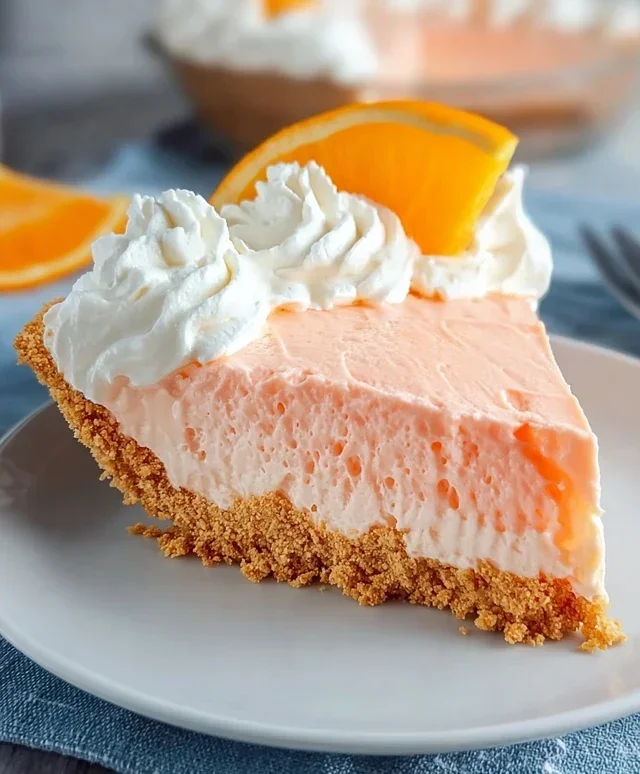 Jello Creamsicle Pie