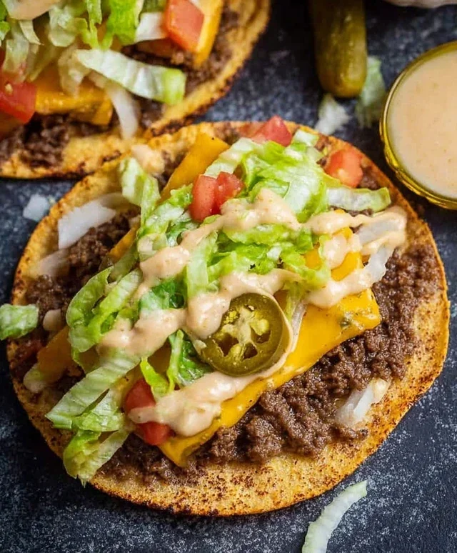 Smash Burger Tacos