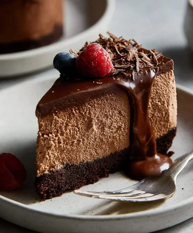 Vegan Chocolate Mousse Cake