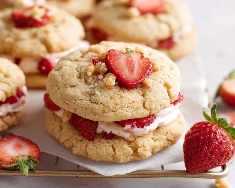 Strawberry Shortcake Cookies