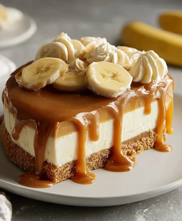No-Bake Banoffee Cheesecake