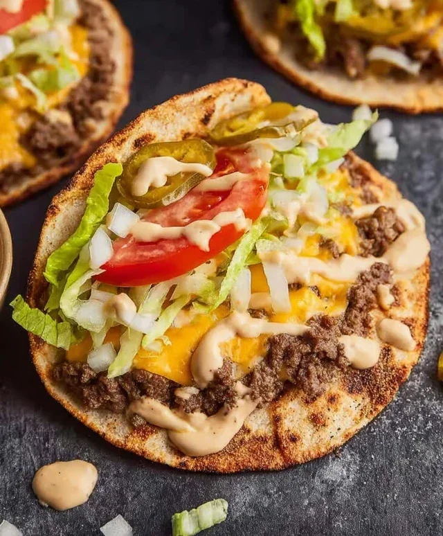 Smash Burger Tacos
