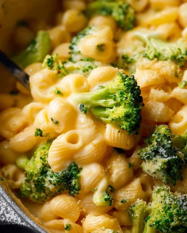 One Pot Healthy Broccoli Mac and Cheese