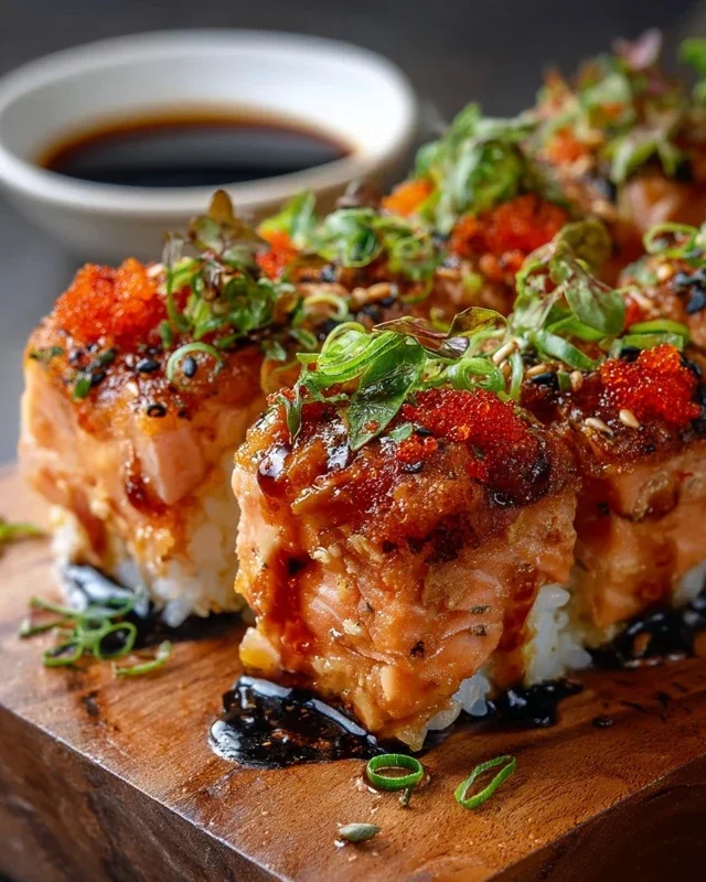 Spicy Salmon Sushi Bake Recipe