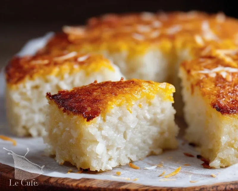 Sticky Coconut Cake