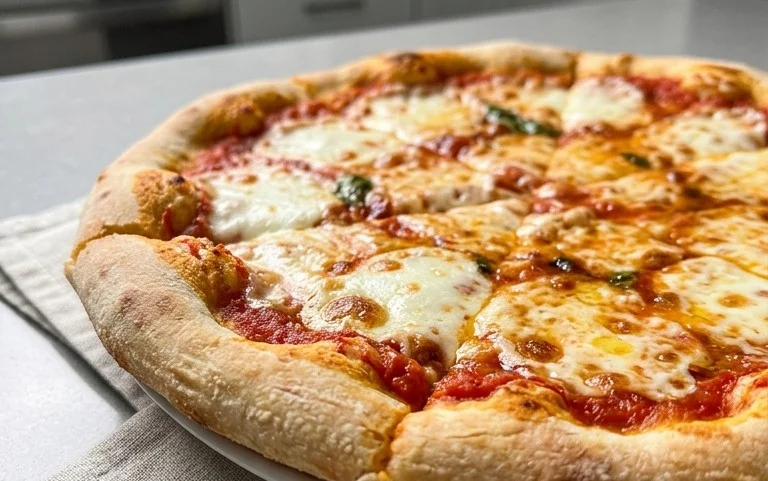 An excellent No Yeast Pizza Dough - quick easy homemade pizza!