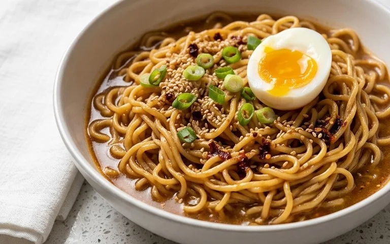Easy Saucy Ramen Noodles