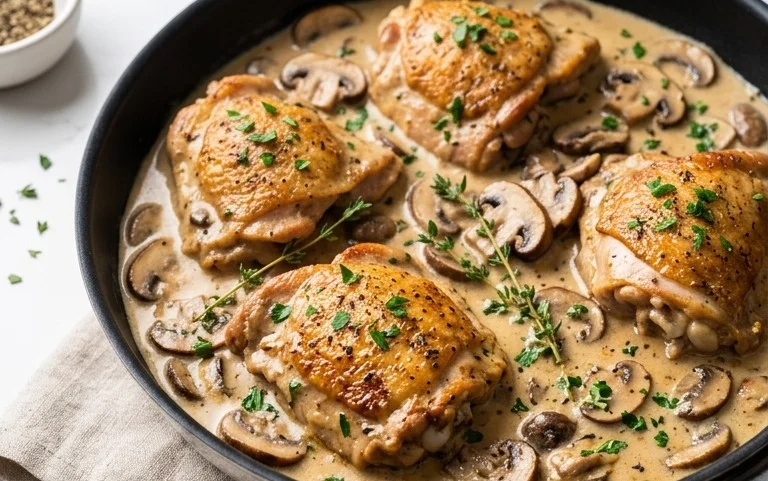 Creamy Mushroom Chicken Recipe