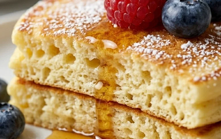 Fluffy Japanese Soufflé Pancakes