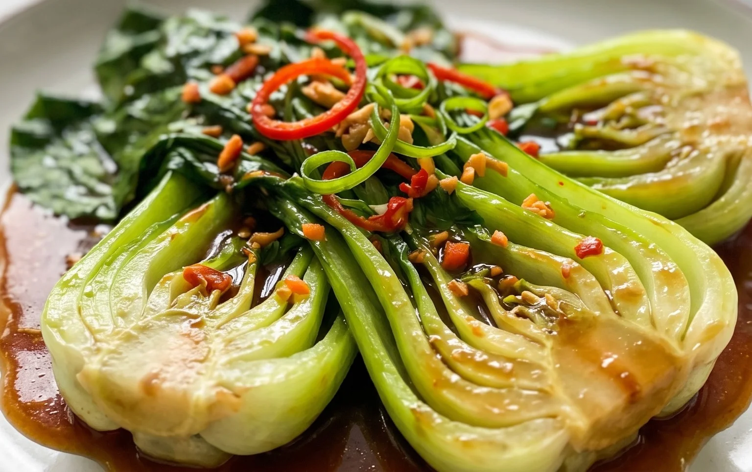 Bok Choy with Oyster Sauce