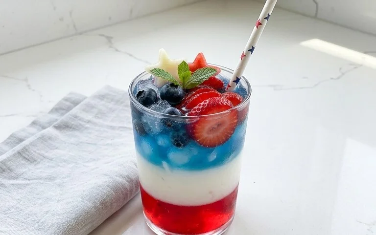 July 4th Layered Drinks Recipe