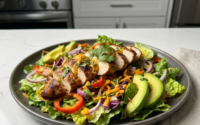 Peruvian Grilled Chicken Salad