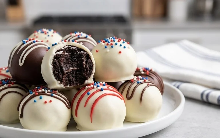 Patriotic Oreo Balls