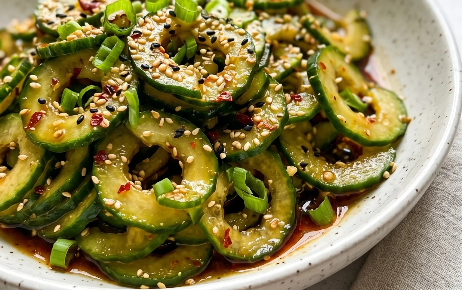 Spicy Asian Cucumber Salad