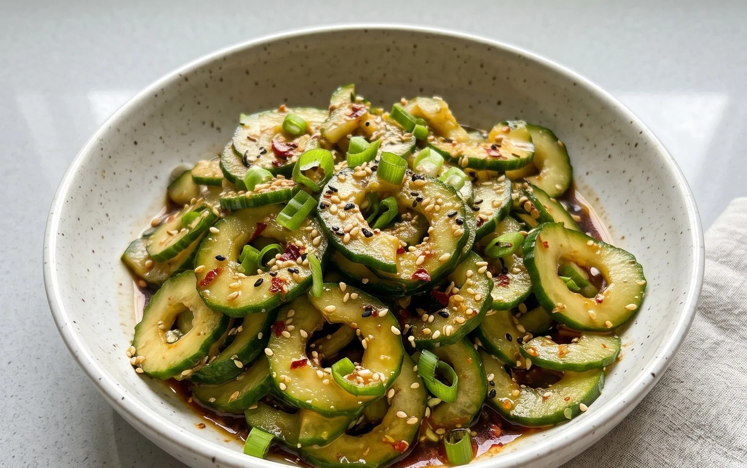 Spicy Asian Cucumber Salad