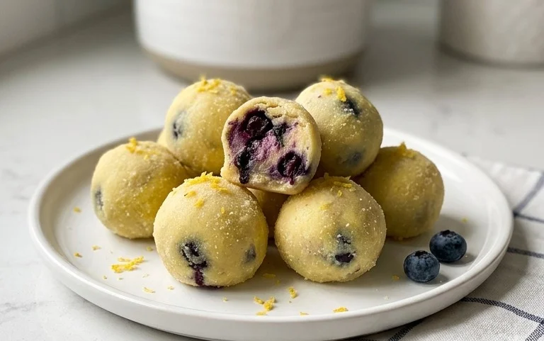 LEMON BLUEBERRY TRUFFLES